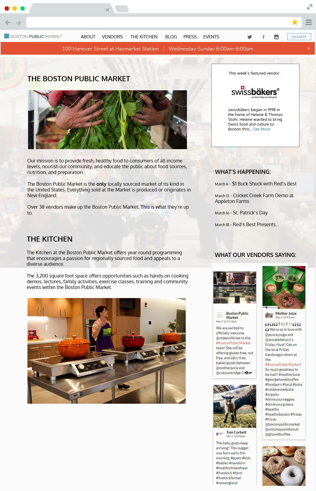 Boston Public Market Proposed Homepage Redesign